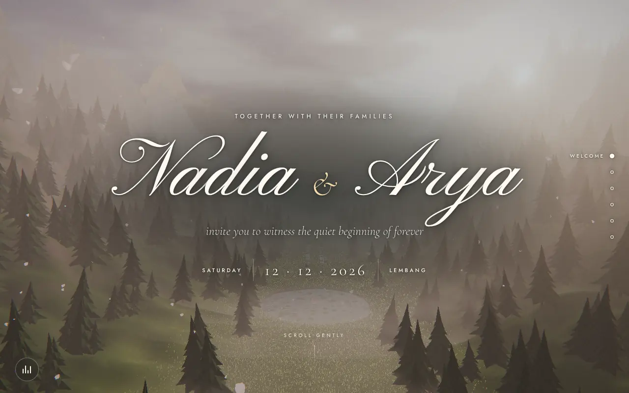 Whispering Valley invitation cover